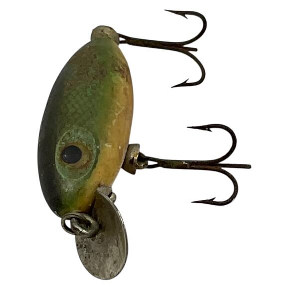 Vintage Fred Arbogast Spin Hula Dancer Fishing Lure Crankbait - Picture 2 of 6